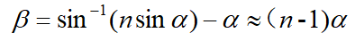 ����������������׶�����ɵĻ��ι�İ��Žǣ�Half  fan angle��